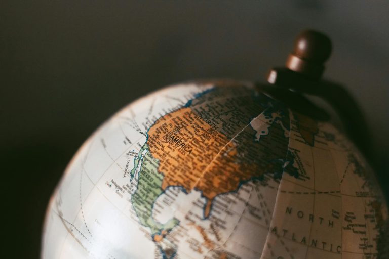 close up photo of a globe